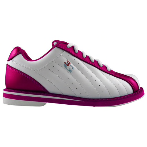 3G Kicks Womens Bowling Shoes White/Pink