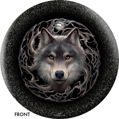 OTBB Wolf Trio/Night Forest Bowling Ball - FREE SHIPPING