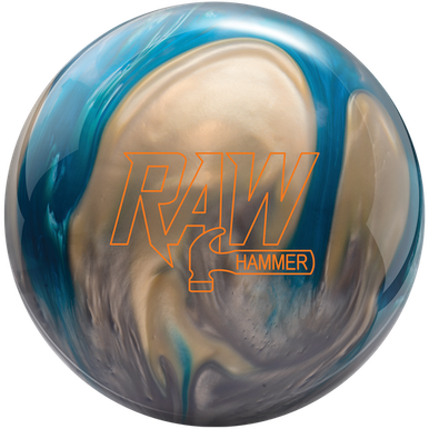 Hammer Raw Hammer Blue/Silver/White Bowling Ball | FREE SHIPPING