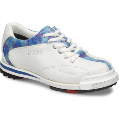 Dexter SST 8 Pro Womens Bowling Shoes White/Blue Tie Dye | FREE