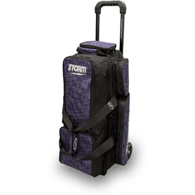 Storm Rolling Thunder 3 Ball Bowling Bag Abstract Purple/Black