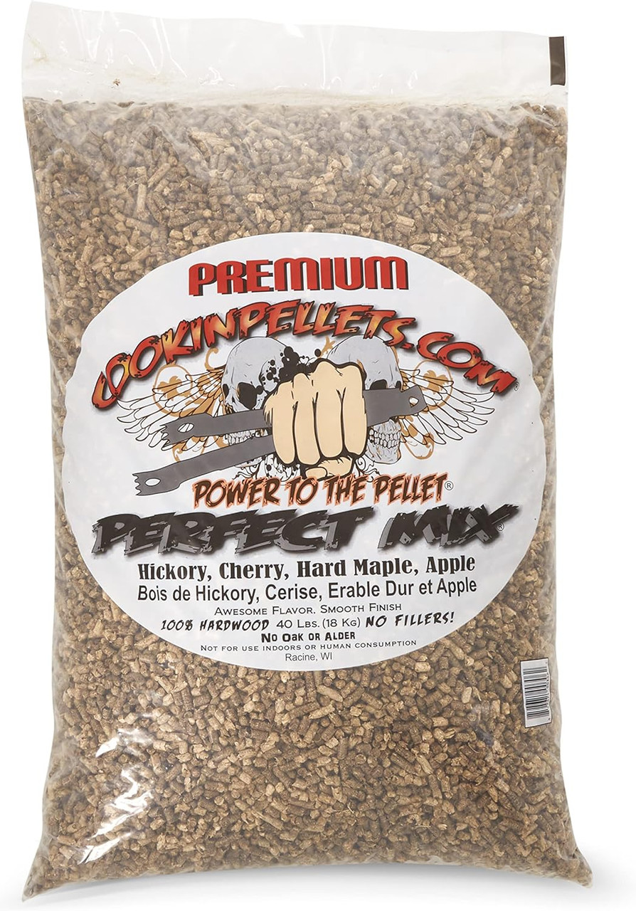 Perfect Mix Natural Hardwood Pellets for BBQ, Grilling Smoking