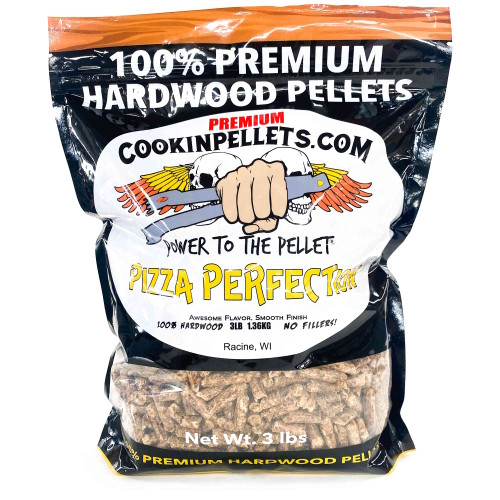 Pizza Perfection 3 lb Wood Pellets | Mesquite + Cherry + Maple – Bold & Hot Burning Blend
