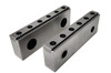 Professional CNC Milling Steel Vise Hard Jaw, 6” Wide, Serrated with 0.100” Replaceable Step