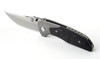 Barker Collab Hokkaido Bolster Lock Folding Knife 3.5" MagnaCut, Fatcarbon Black Dune