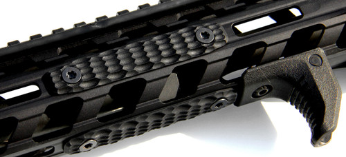 G10 Scale Slim Low Profile Hand Grip Panel ,for MLok Rail Handguard Cover, 2 Slot Length (2 Pack)