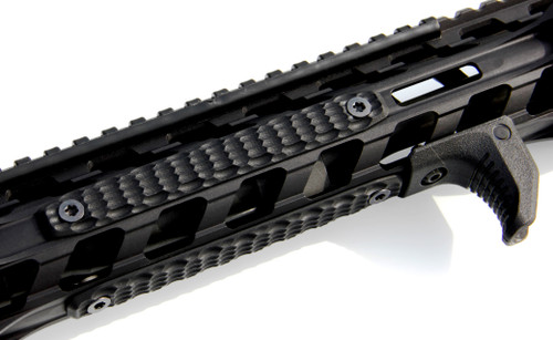 G10 Scale Slim Low Profile Hand Grip Panel, for MLok Rail Handguard Cover, 3 Slot Length (2 Pack)