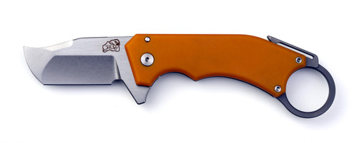 Jon Graham Collab Ringed Rhino Folding Knife, Butterscotch Micarta