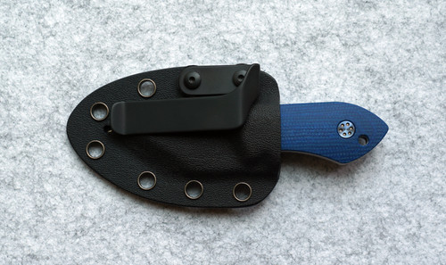 Jensen Bergman Collab Brew Tool Fixed Blade, MagnaCut, Blue Micarta