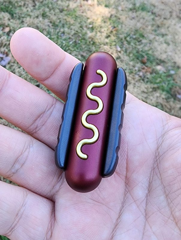 Magnetic Metallic Stress Relief EDC Fidget Hotdog Haptic Slider - Mechforce