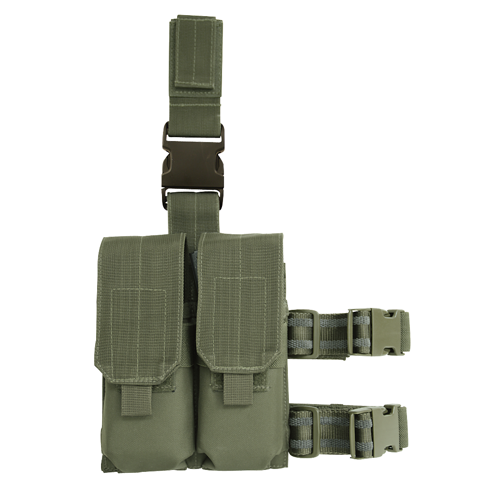 DROP LEG PLATFORM WITH M4 / M16 MAG POUCHES DOUBLE
