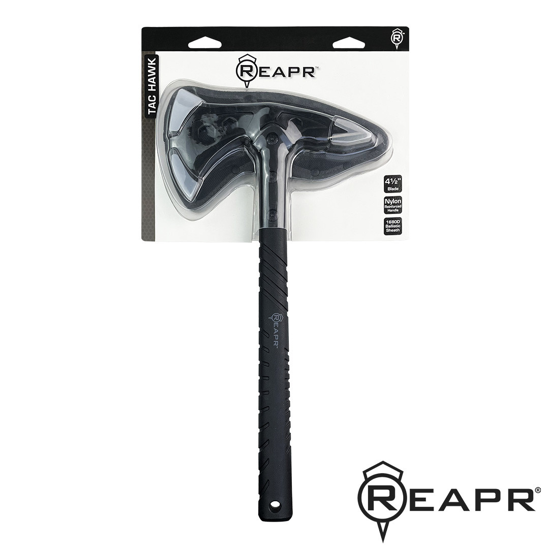 BLACK OXIDE DUAL BLADE SURVIVAL AXE