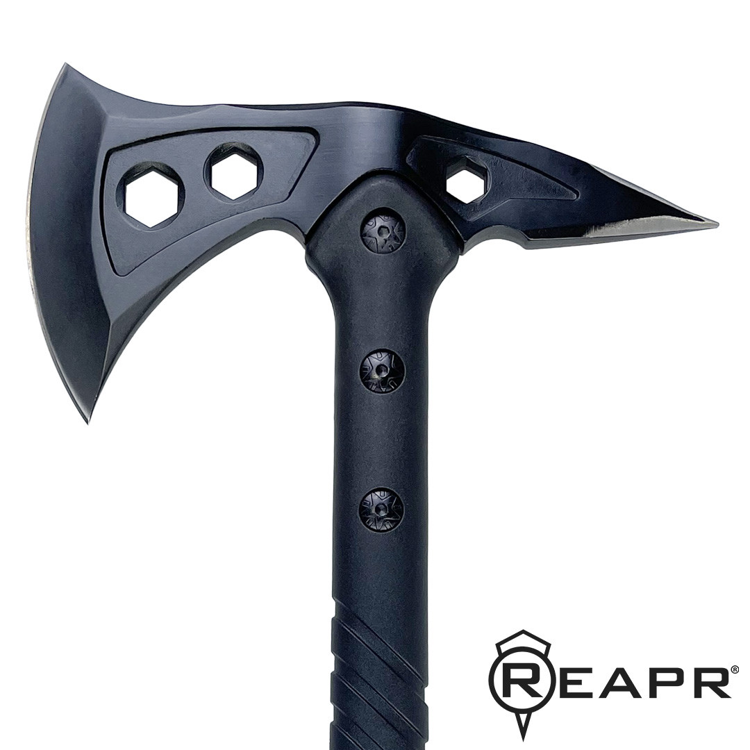BLACK OXIDE DUAL BLADE SURVIVAL AXE
