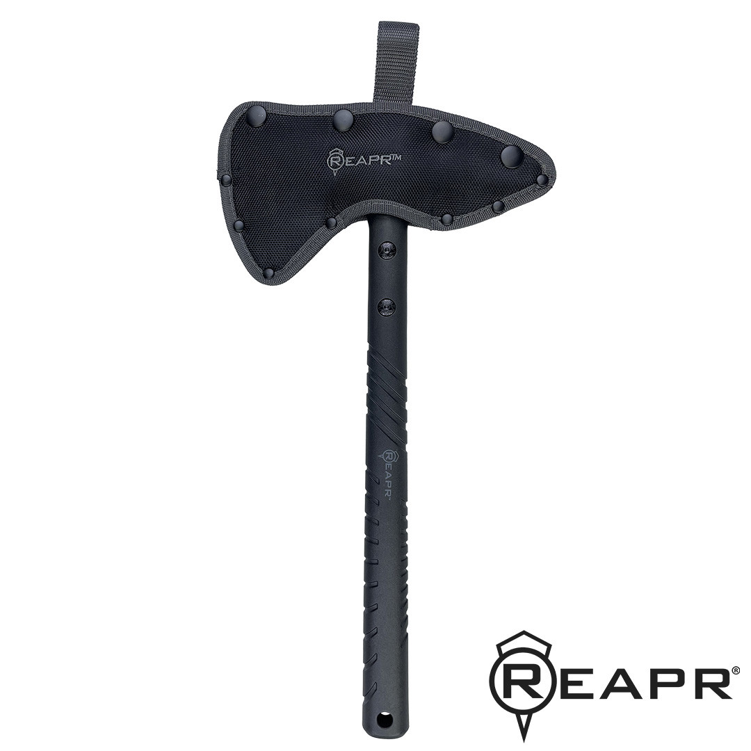 BLACK OXIDE DUAL BLADE SURVIVAL AXE