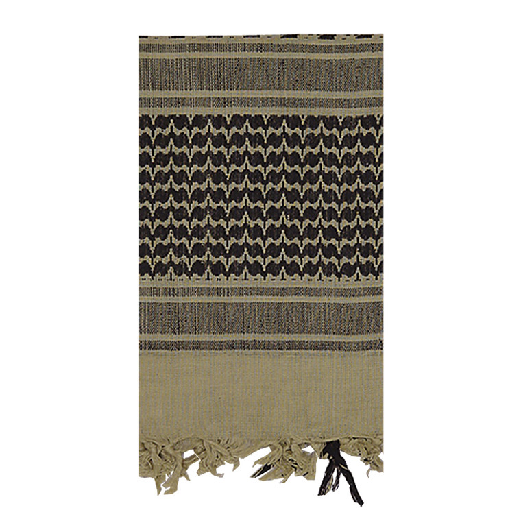Woven Coalition Desert Scarves-Khaki  and  Black	140