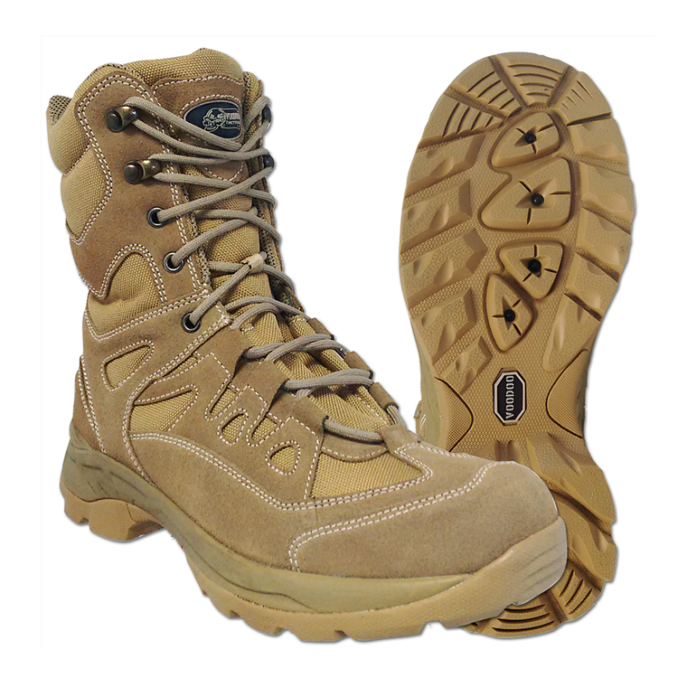 9" TACTICAL BOOTS WITH ZIPPER