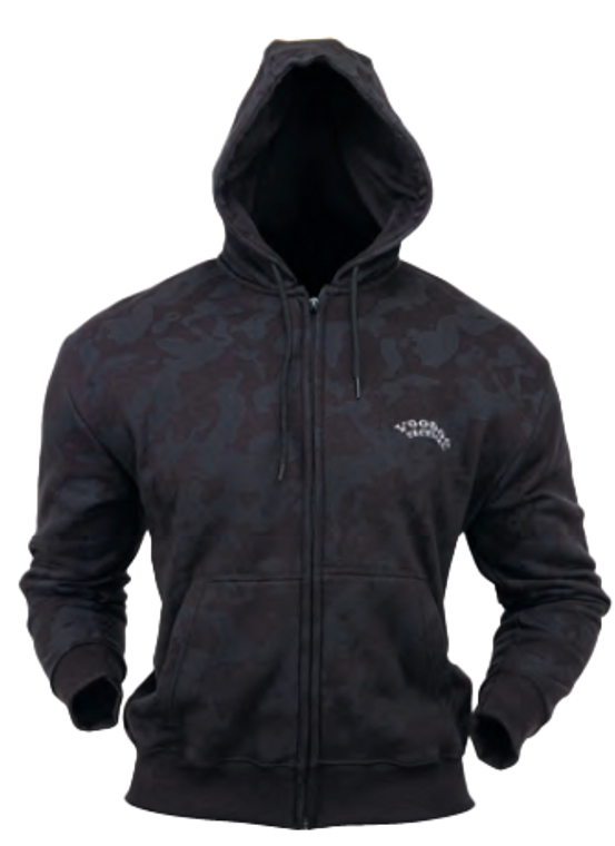 VOODOO ZIPPERED NIGHT CAMO HOODIE