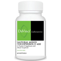 DaVinci Laboratories Natural Mixed Tocopherol E-400 front label