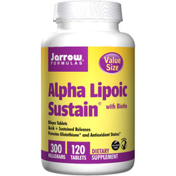 Jarrow Formulas Alpha Lipoic Sustain (with biotin) 300mg 120 Tablets