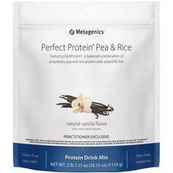Metagenics Perfect Protein Powder Pea & Rice Vanilla 2 lb 30 servings