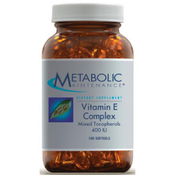 Metabolic Maintenance Vitamin E Complex (Mixed Tocopherols) 400 IU 100sg
