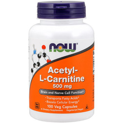 Now Foods Acetyl-L-Carnitine 500 mg 100vc