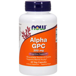 Now Foods Alpha GPC 300mg 60vc