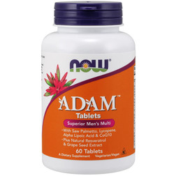Now Foods Adam Superior Men's Multiple Vitamin Tablets 60t