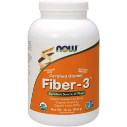 Now Foods Fiber-3 Organic Powder 1 lb.