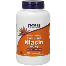 Now Foods Flush-Free Niacin 500mg DS 180vc