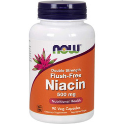Now Foods Flush-Free Niacin 500mg DS 90vc