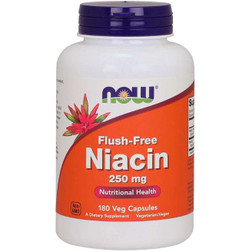Now Foods Flush-Free Niacin 250mg 180vc