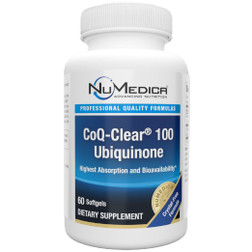 NuMedica CoQ-Clear 100 Ubiquinone 60sg front label