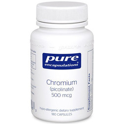 Pure Encapsulations Chromium Picolinate 500 mcg 180c