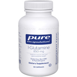 Pure Encapsulations l-Glutamine 850mg 90c