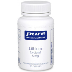 Pure Encapsulations Lithium Orotate 5mg 90c