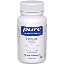 Pure Encapsulations Lithium Orotate 1 mg 90caps