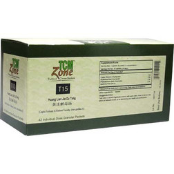 TCM Zone Huang Lian Jie Du Tang T15G (Coptis Formula to Relieve Toxicity) 42 Packets