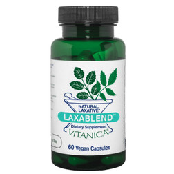 Vitanica Laxablend 60 vegan capsules front label