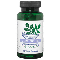 Vitanica Luminous 60 vegan capsules front label