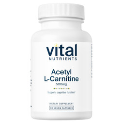 Vital Nutrients Acetyl L-Carnitine 500mg 60vc