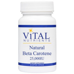 Vital Nutrients Beta Carotene Natural 90sg