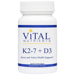 Vital Nutrients K2-7 + D3 60c