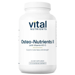 Vital Nutrients Osteo-Nutrients II (with Vitamin K2-7) 240vc front label