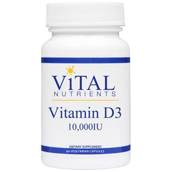 Vital Nutrients Vitamin D3 10,000 IU 60c