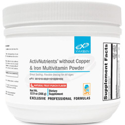 Xymogen ActivNutrients without Copper & Iron Multivitamin Powder Fruit Punch 60 servings