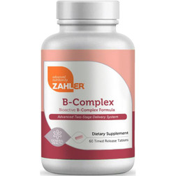 Advanced Nutrition by Zahler B Complex 60t front label