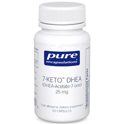 Pure Encapsulations 7-Keto DHEA 25mg 60c front label