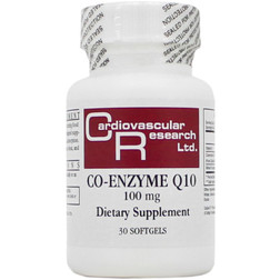Cardiovascular Research Co-enzyme Q10 100mg front label