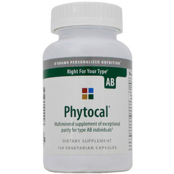 D'Adamo Personalized Nutrition Phytocal Mineral Formula (Type AB) 120c